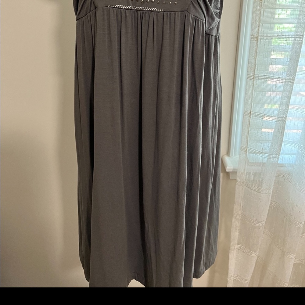 Casual gray dress